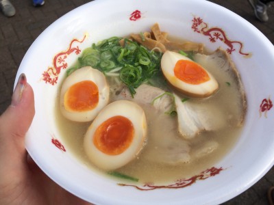 中村商店ラーメン・煮卵トッピング