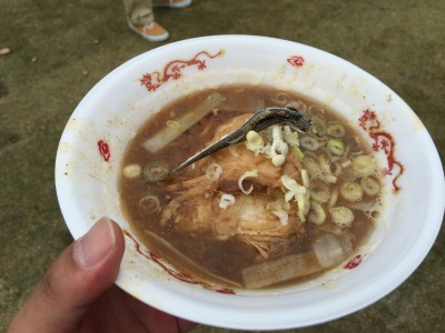 『烈志笑魚油麺香房三く＋人類みな麺類』コラボラーメンゲット
