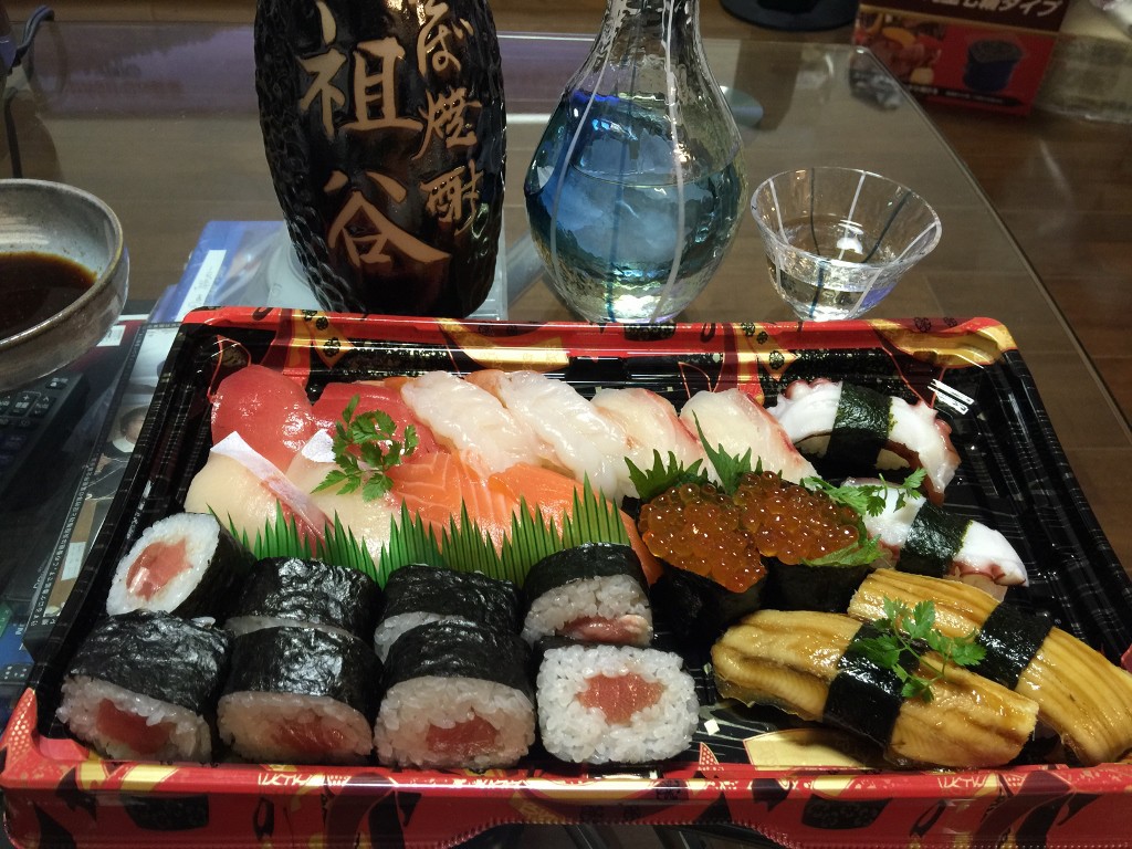 お家でお寿司