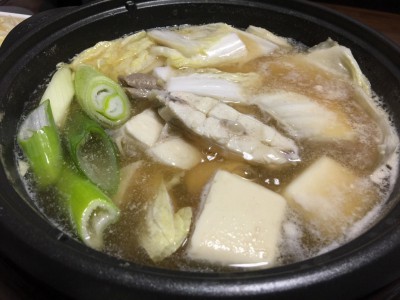 ハゲと鶏肉のお鍋