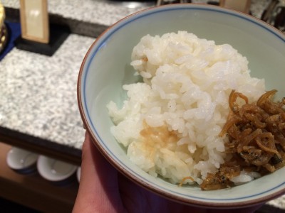 白ご飯とちりめん山椒