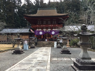 丹生都比売神社　拝殿