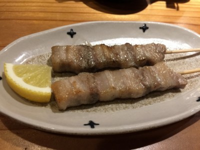 豚バラ串焼き