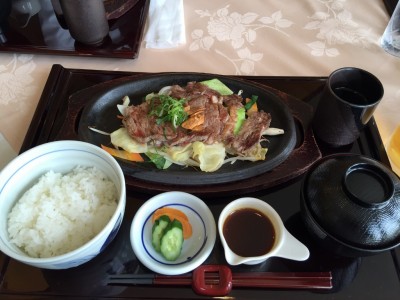 牛ロース鉄板焼き膳