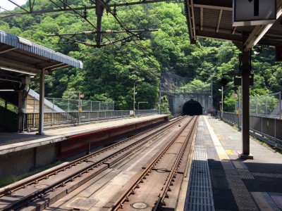 JR武田尾駅のホーム