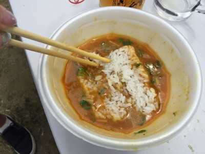 エビ味噌カレーライス