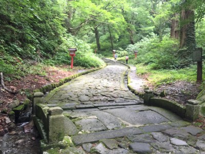 大神山神社奥宮・参道石畳1