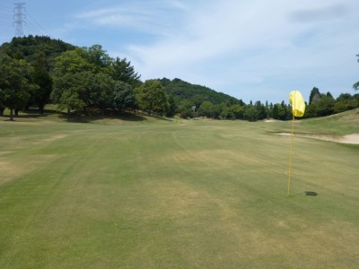 北六甲CC西コース5番セカンド地点