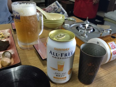 生ビールとノンアルコールビール