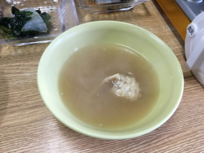 わさびスープ（何も入れずそのままで）