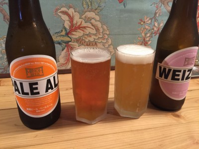 箕面ビール・ペールエールとヴァイツェン