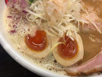 特製魚介とりとん醤油の味付け煮玉子