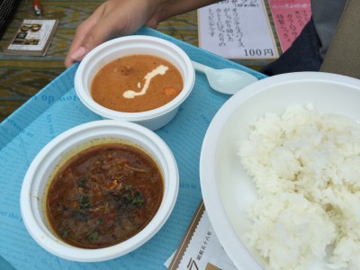 炭火焼きのバターチキンカレー