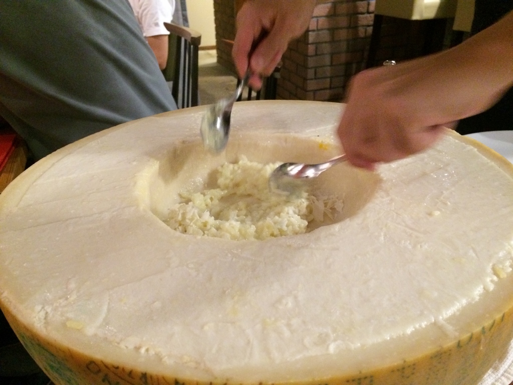 宝塚ワイン食堂エノテカバッコ・バルミジャーノチーズのリゾット