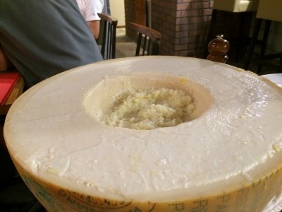 バルミジャーノチーズのリゾット3