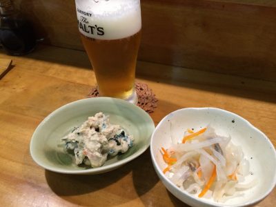 生ビール＆付き出し