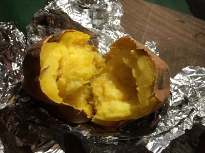 ホカホカ安納芋の焼き芋