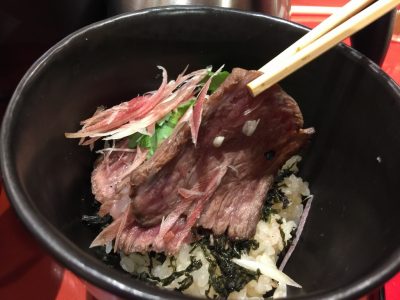 肉茶漬けのお肉