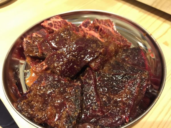 クジラ焼肉3種盛り