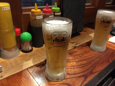 よく冷えた生ビール