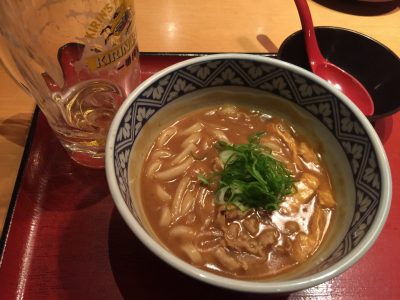 ミニカレー玄うどん