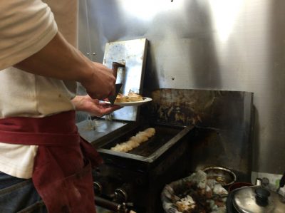 イチロー餃子焼き上がり