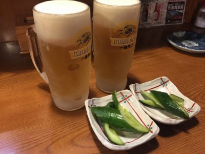キンキンに冷えた生ビール