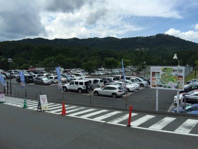 るり溪温泉駐車場入口付近