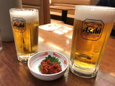 チャンジャと生ビール