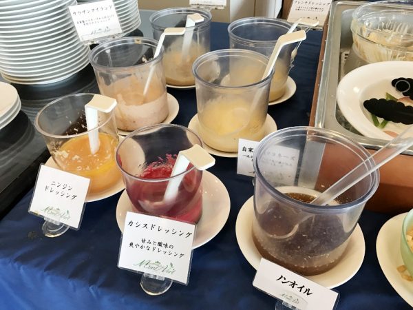 7種のドレッシング