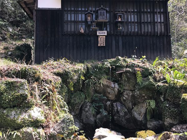 湧水？生水飲めません