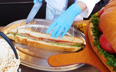 びっくりハンバーガーのチーズ焼き・1人前