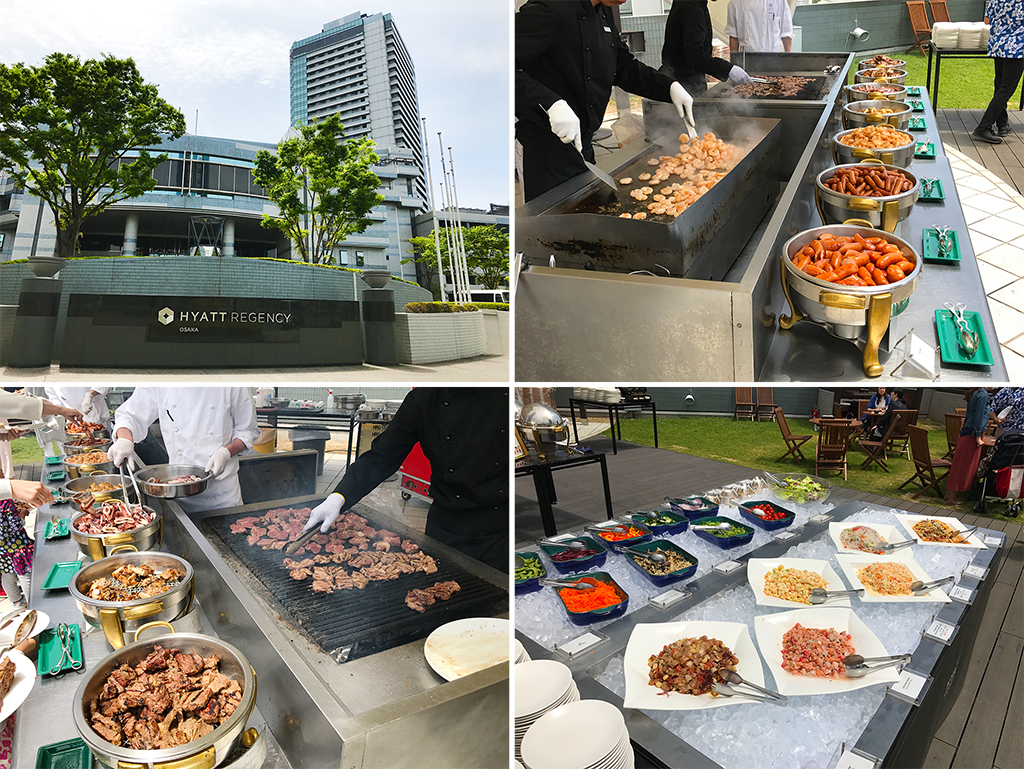 ハイアット・リージェンシー大阪・ビアガーデン屋上BBQ「ベイサイドバーベキュー」