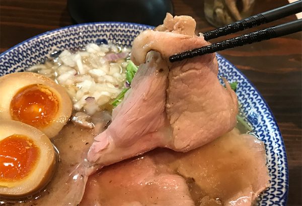 飛魚だしラーメン 熟玉そば レアチャーシュー