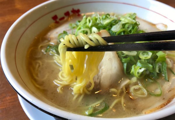 エース軒とんこつラーメン 麺