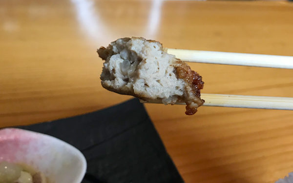 割烹 樹 牛蒡と新玉ねぎのすり身揚げ