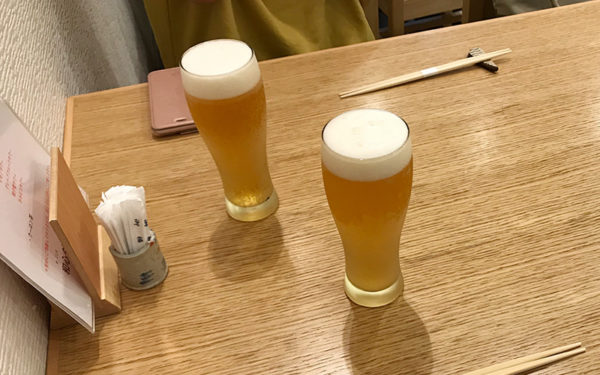 宝塚バル 和心ダイニング 隆 生ビール