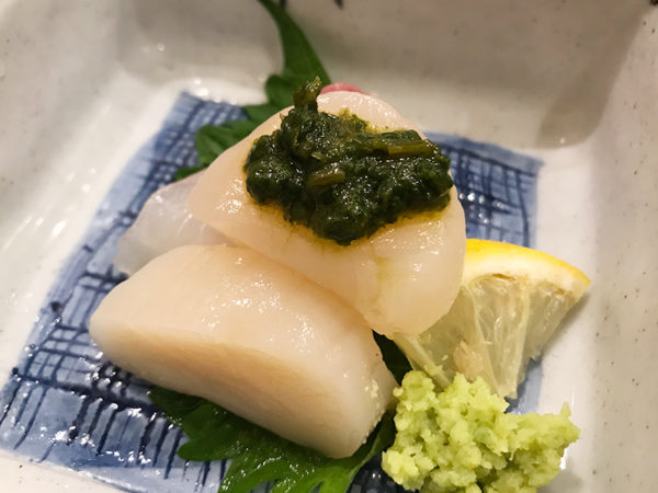 宝塚バル 和心ダイニング 隆 バルメニュー 菊菜醤油