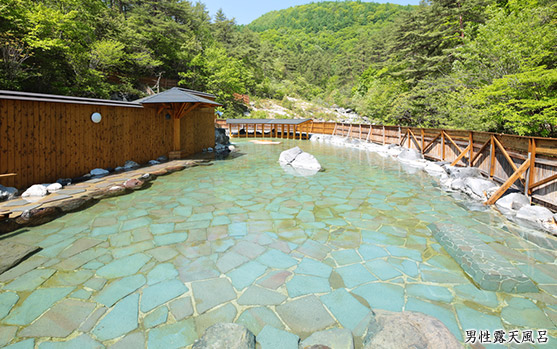 西の河原露天風呂 男湯