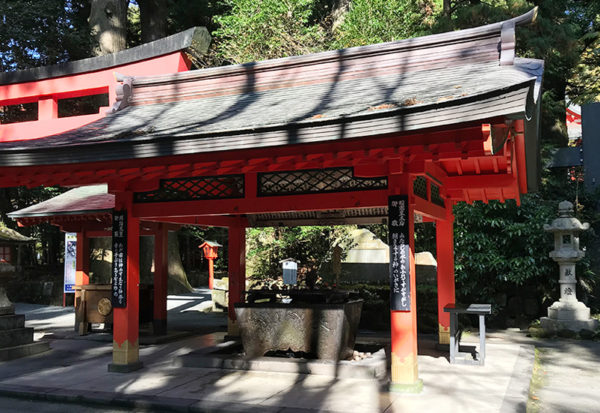 箱根神社 手水舎