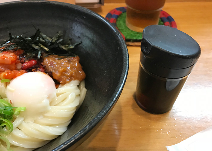 旨辛キムたま醤油うどん ダシ醤油 讃岐ダイニング Frankel フランケル 宝塚バル 2019 逆瀬川 小林 仁川