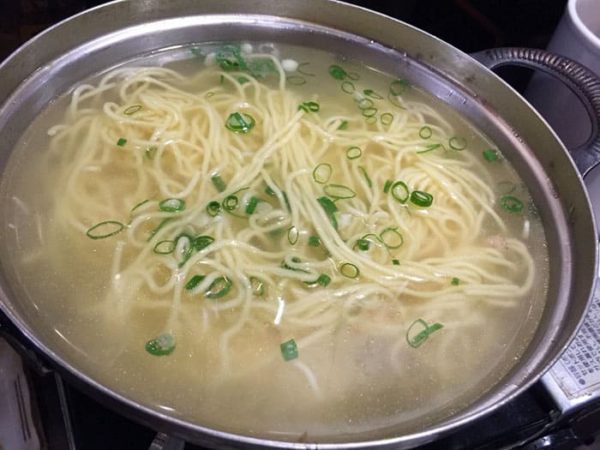 大阪 塚本 がぁどした もつ鍋 〆 ラーメン