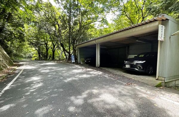 岡山 鏡野町 奥津渓 般若寺温泉 駐車場